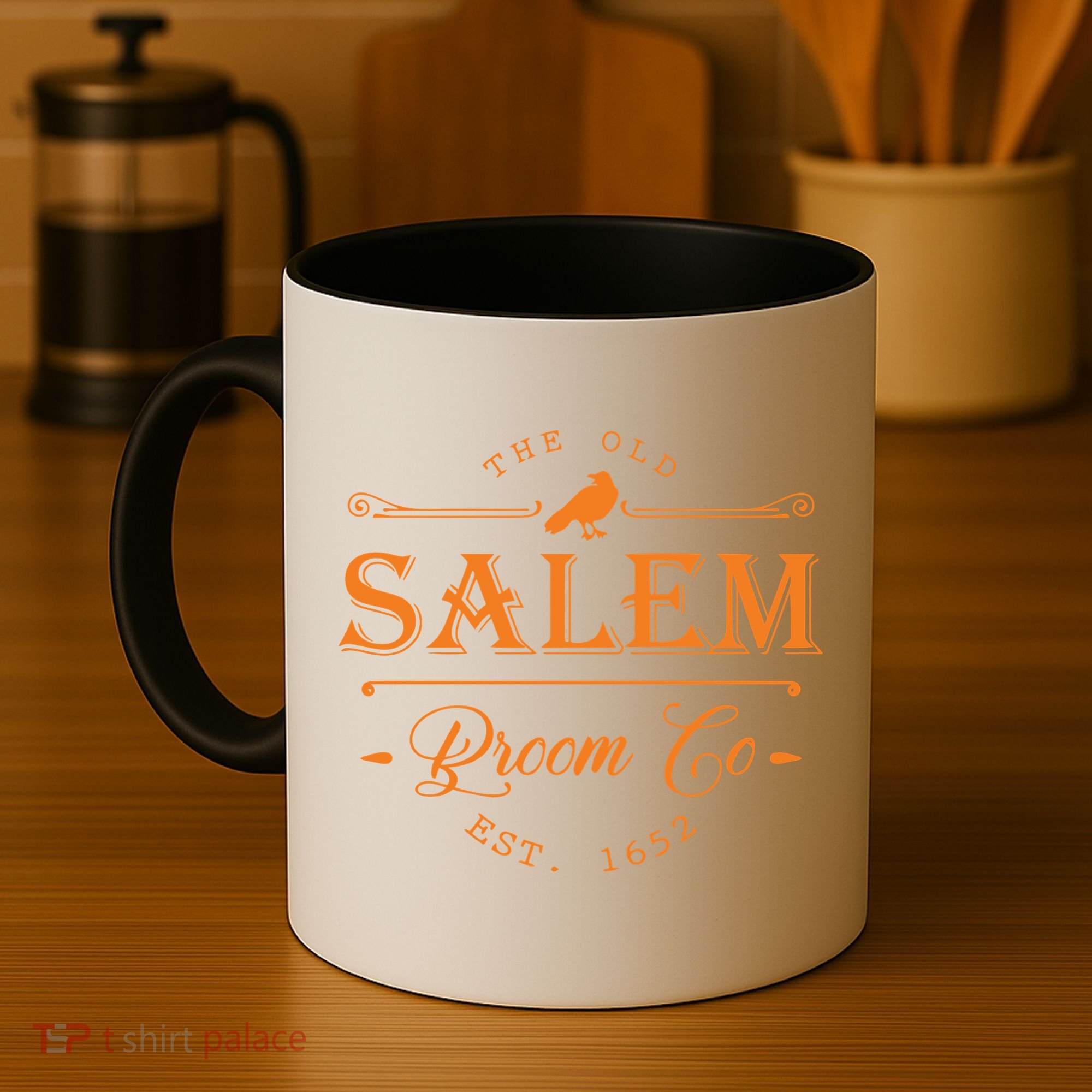 Halloween, Old Salem Broom Company, Halloween Party, Witch, Halloween Gift, Funn Coffee Mug