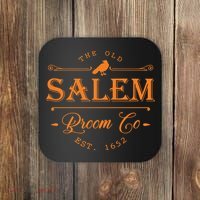 Halloween, Old Salem Broom Company, Halloween Party, Witch, Halloween Gift, Funn Coaster thumb 0