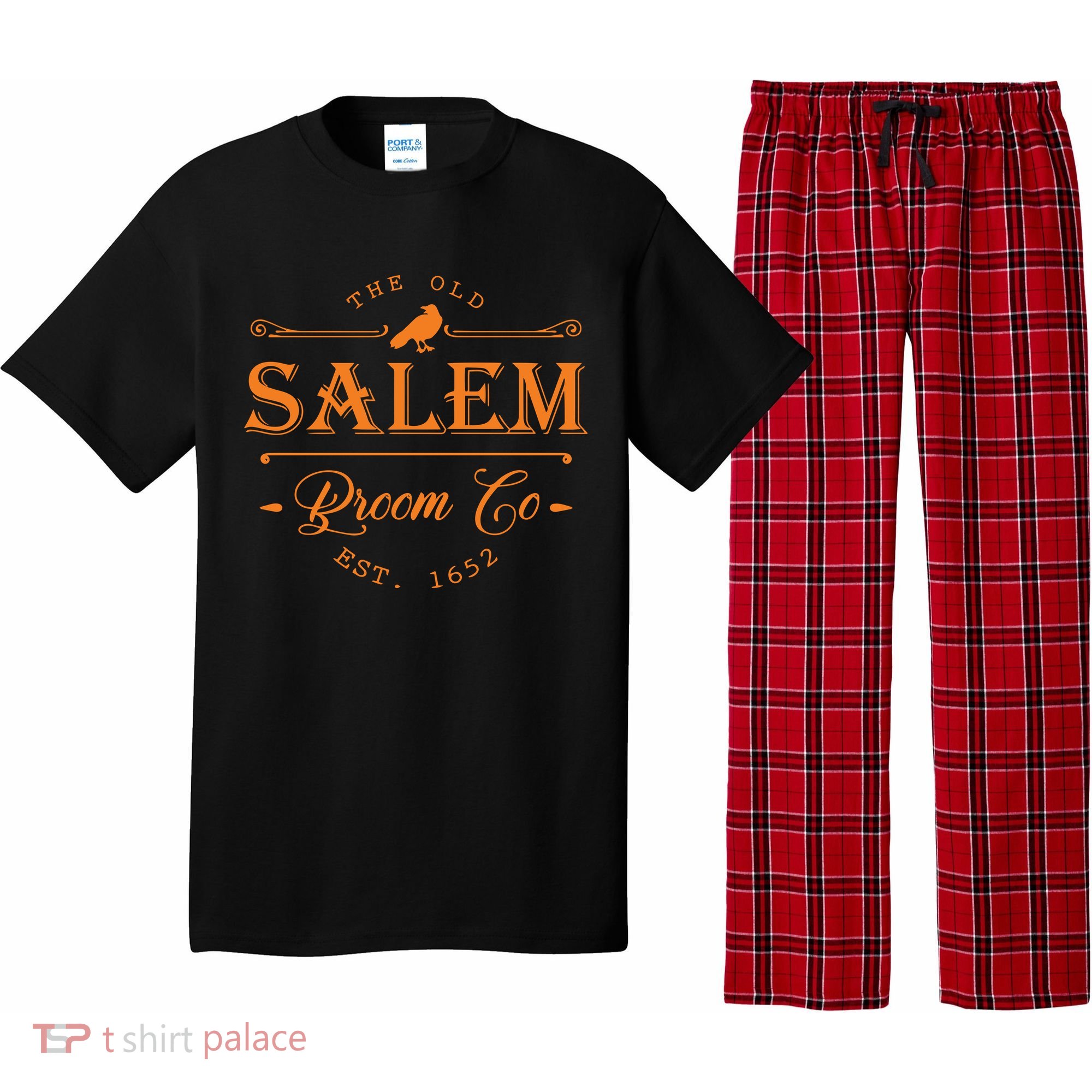 Halloween, Old Salem Broom Company, Halloween Party, Witch, Halloween Gift, Funn Pajama Set