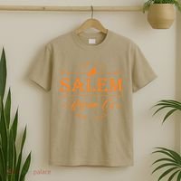 Halloween, Old Salem Broom Company, Halloween Party, Witch, Halloween Gift, Funn T-Shirt thumb 2