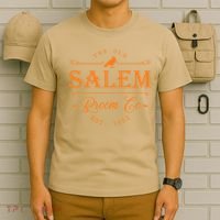 Halloween, Old Salem Broom Company, Halloween Party, Witch, Halloween Gift, Funn T-Shirt thumb 6
