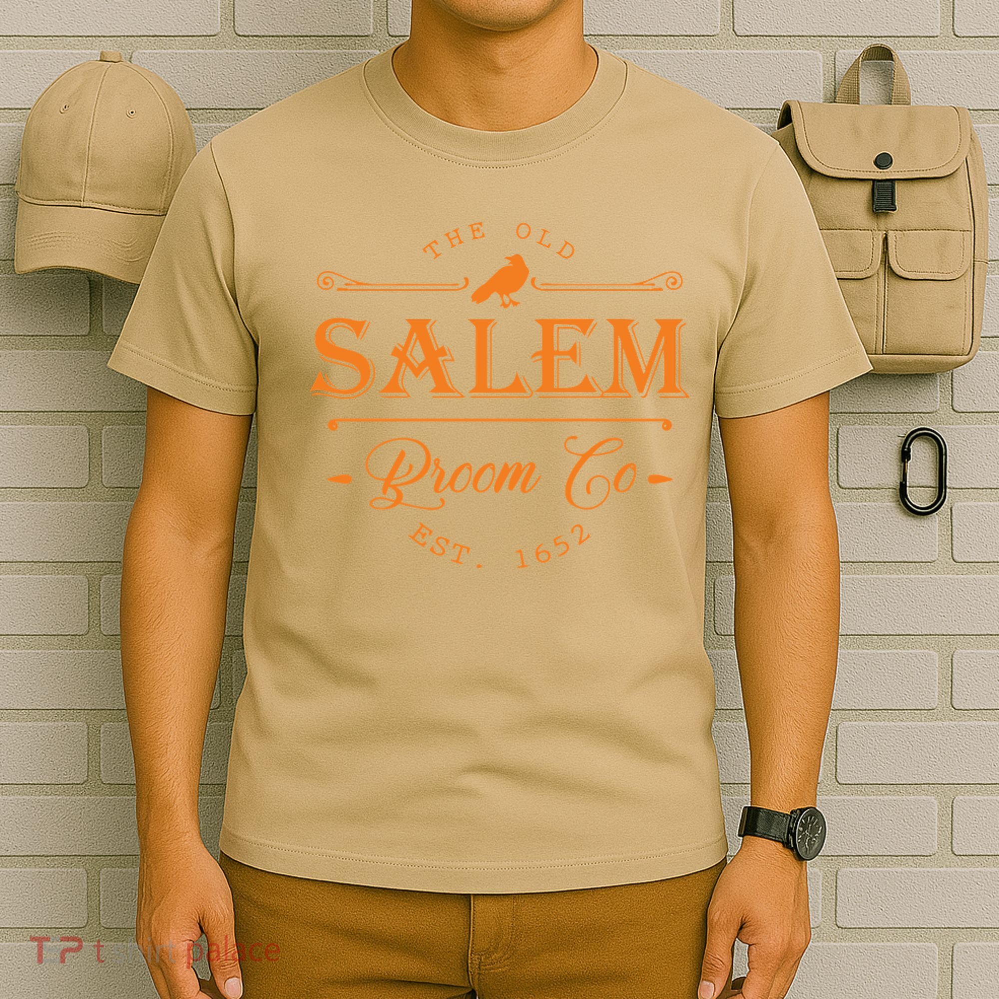Halloween, Old Salem Broom Company, Halloween Party, Witch, Halloween Gift, Funn T-Shirt