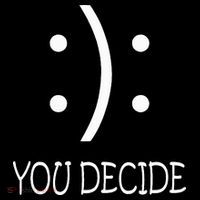 Happy Or Sad You Decide Smile Frown Coaster thumb 2