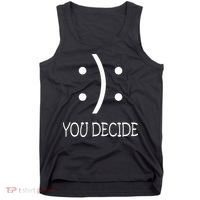 Happy Or Sad You Decide Smile Frown Tank Top thumb 0
