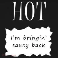 Hot I'm Bringing Saucy Back Women's Hoodie thumb 2