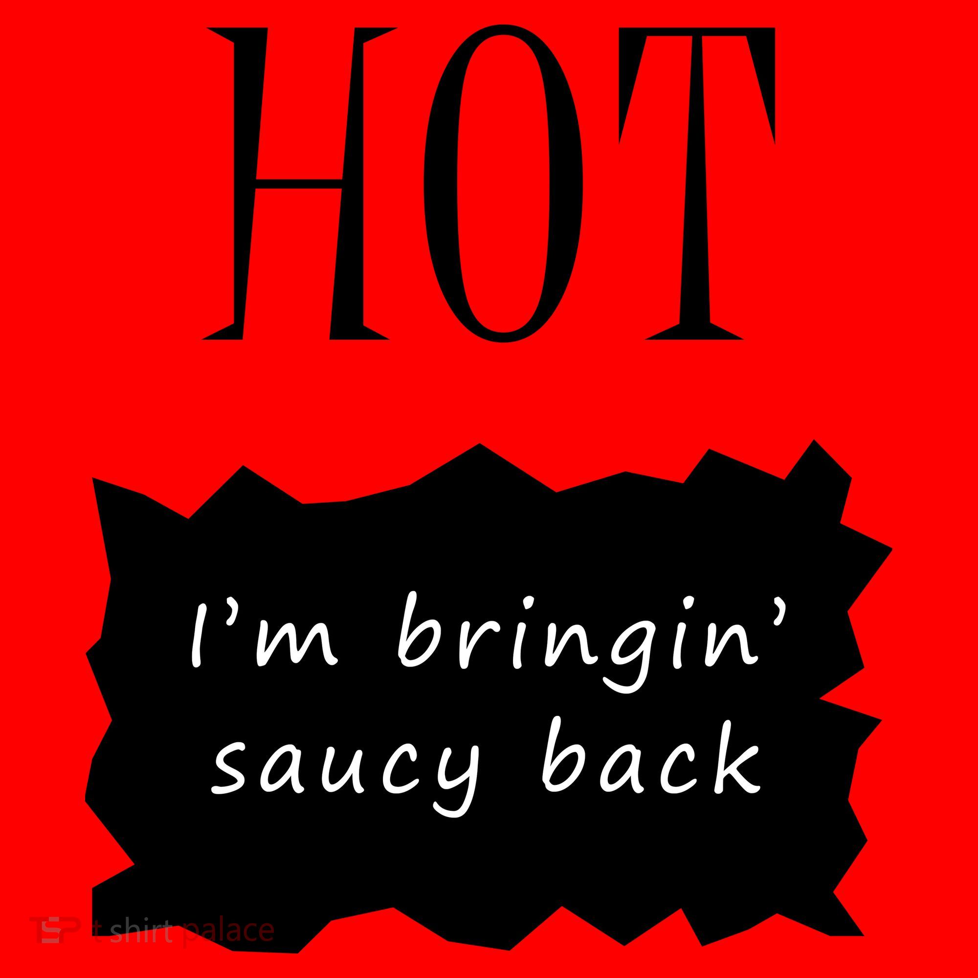 Hot I'm Bringing Saucy Back Santa Hat