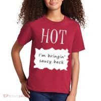 Hot I'm Bringing Saucy Back Kids T-Shirt thumb 2