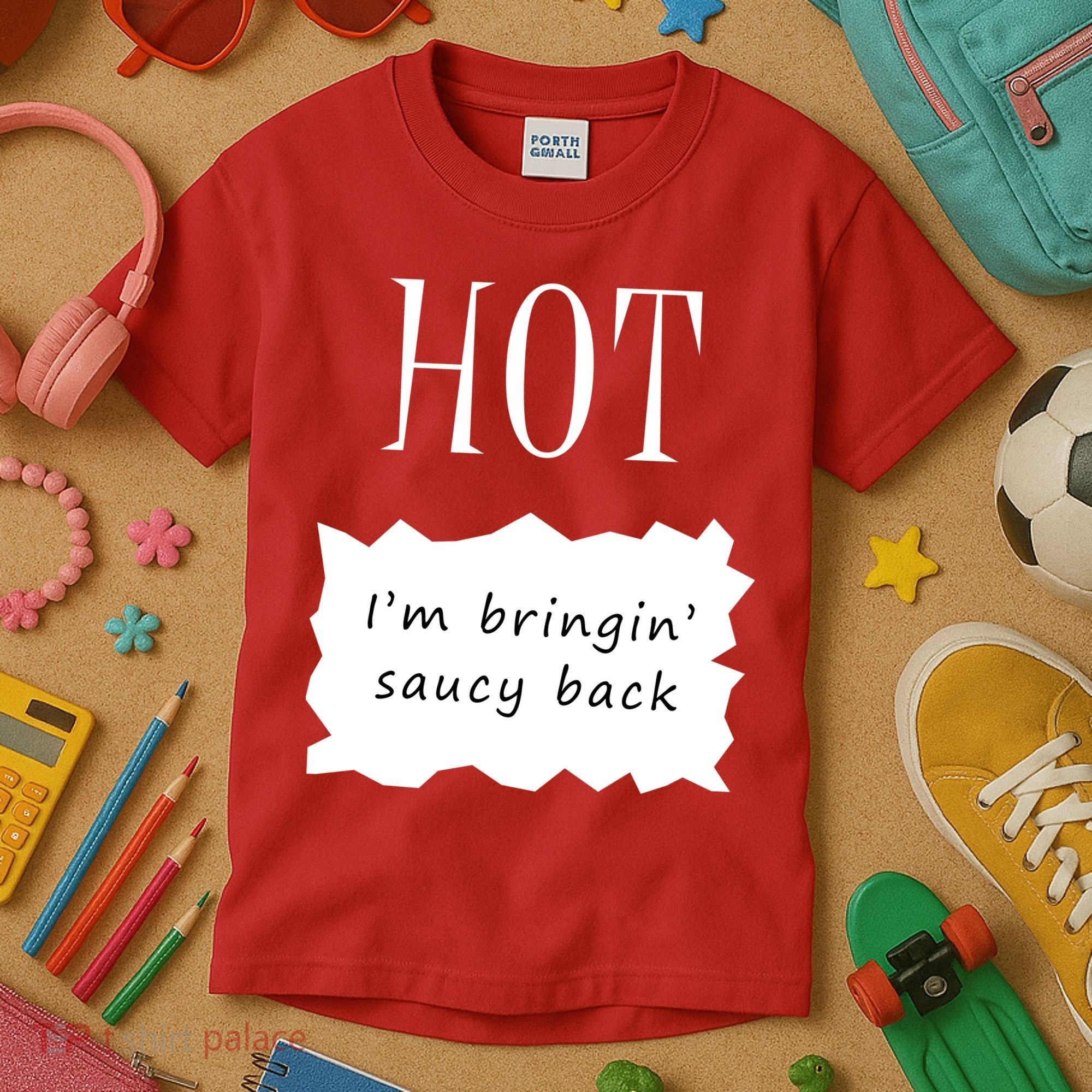Hot I'm Bringing Saucy Back Kids T-Shirt
