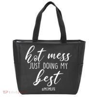 Hot Mess Just Doing My Best #MomLife Mother's Day Tote Bag thumb 0