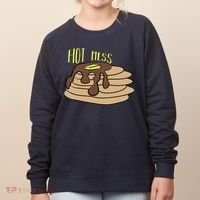 Hot Mess Pancakes Women's Sweatshirt thumb 0