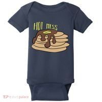 Hot Mess Pancakes Baby Bodysuit thumb 0
