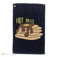 Hot Mess Pancakes Golf Towel thumb 0