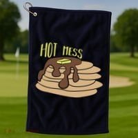 Hot Mess Pancakes Golf Towel thumb 1