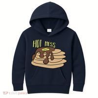 Hot Mess Pancakes Kids Hoodie thumb 0
