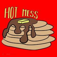 Hot Mess Pancakes Santa Hat thumb 1
