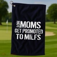 Hot Moms Get Promoted to MILFS Golf Towel thumb 1