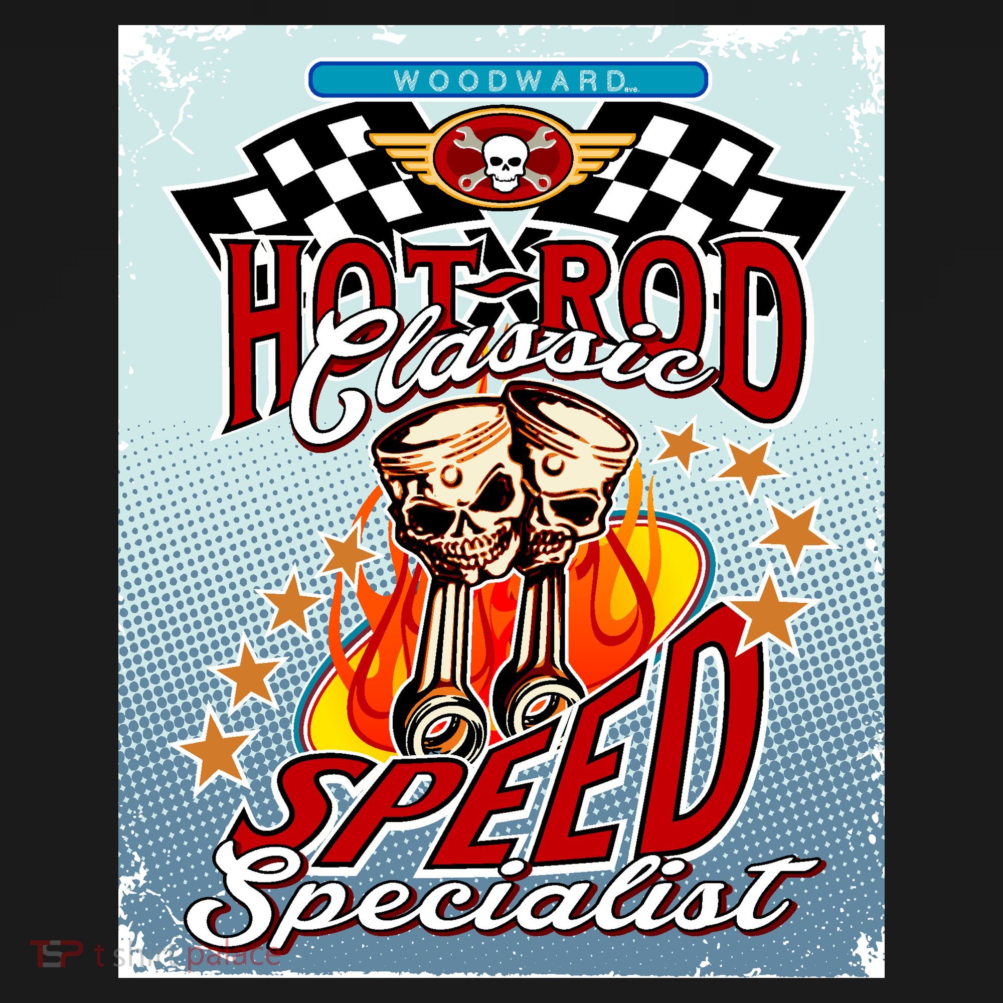 Hot Rod Classic Speed Specialist Woodward Ave Backpack