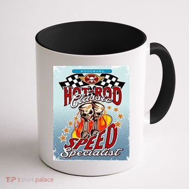 Hot Rod Classic Speed Specialist Woodward Ave Coffee Mug back