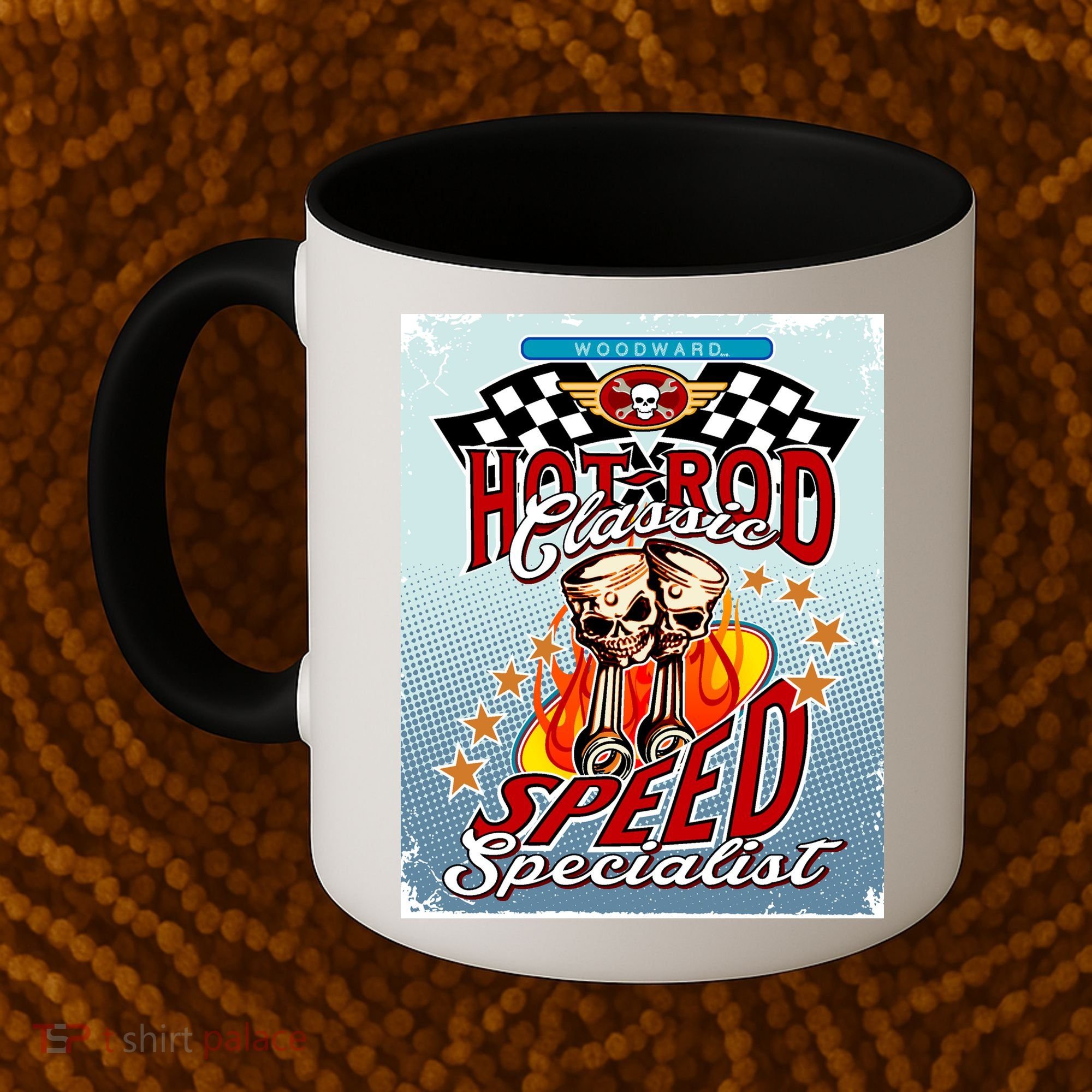Hot Rod Classic Speed Specialist Woodward Ave Coffee Mug