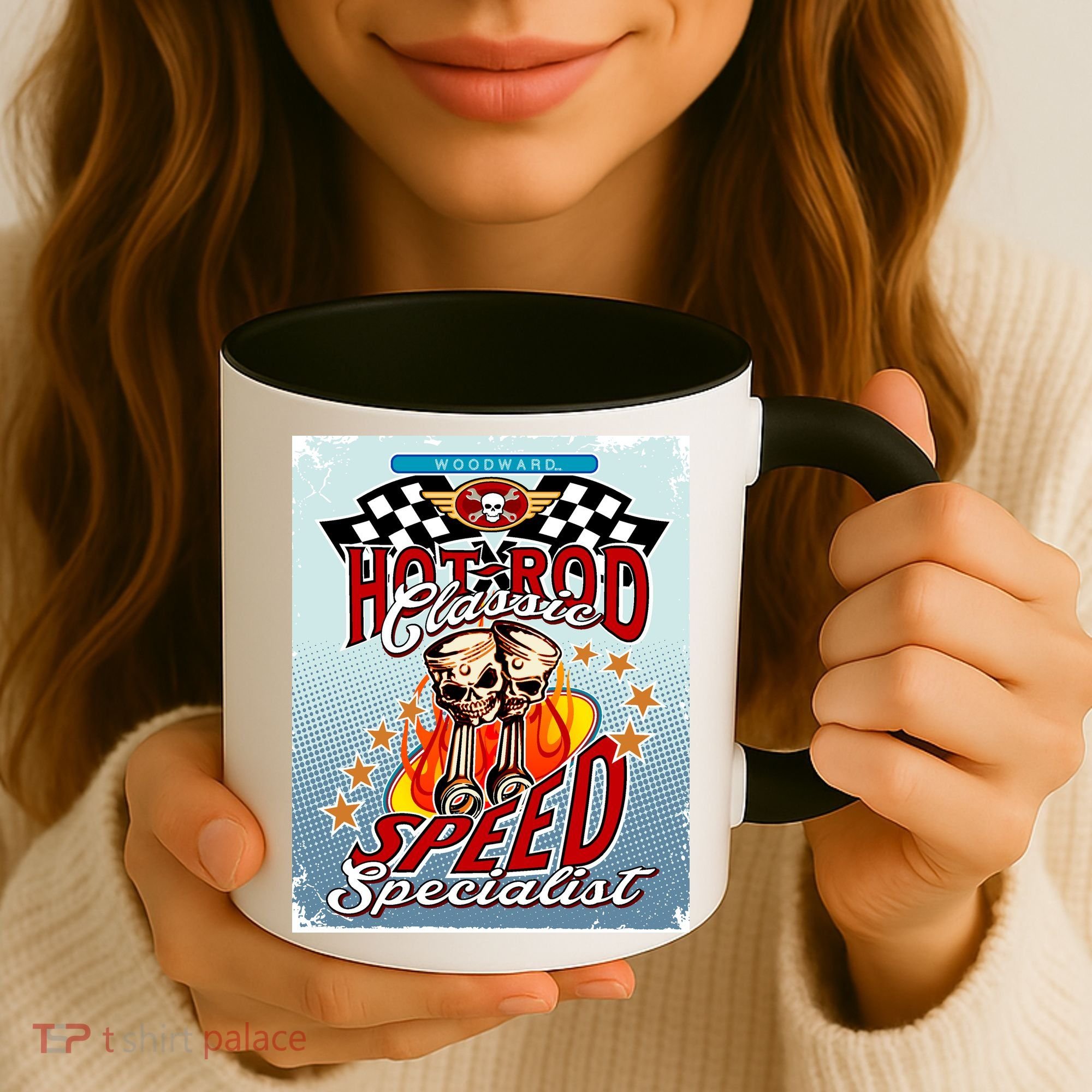 Hot Rod Classic Speed Specialist Woodward Ave Coffee Mug