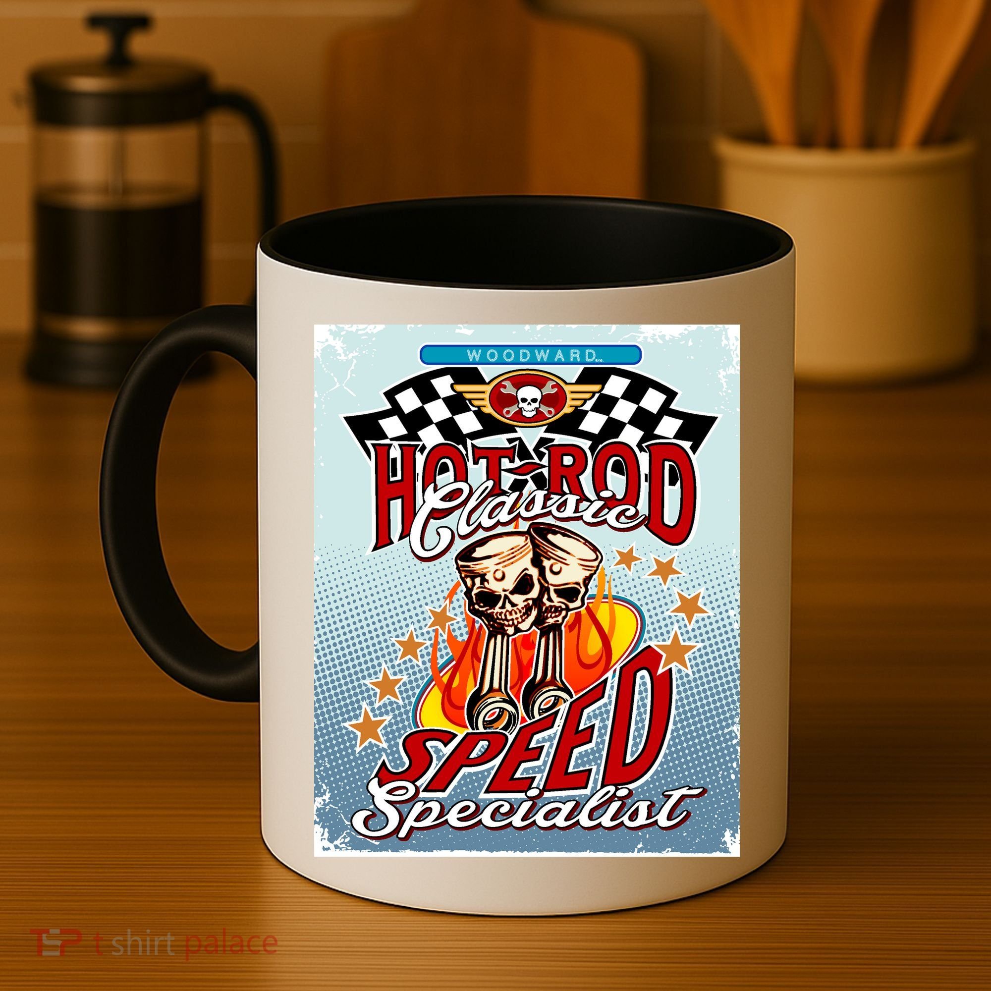 Hot Rod Classic Speed Specialist Woodward Ave Coffee Mug