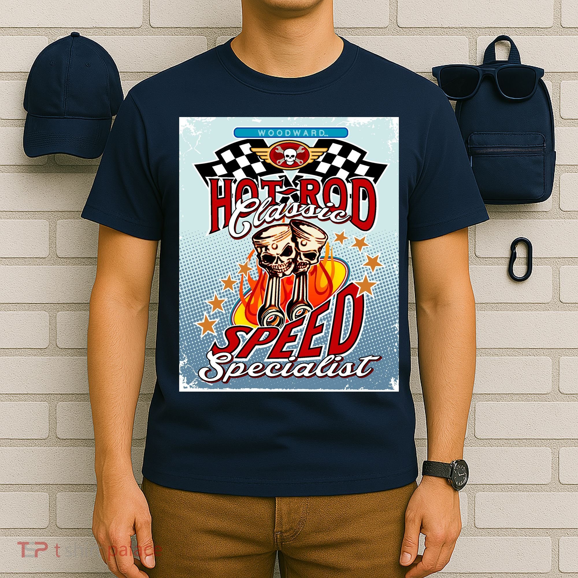 Hot Rod Classic Speed Specialist Woodward Ave T-Shirt