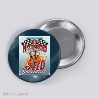 Hot Rod Classic Speed Specialist Woodward Ave Button thumb 0