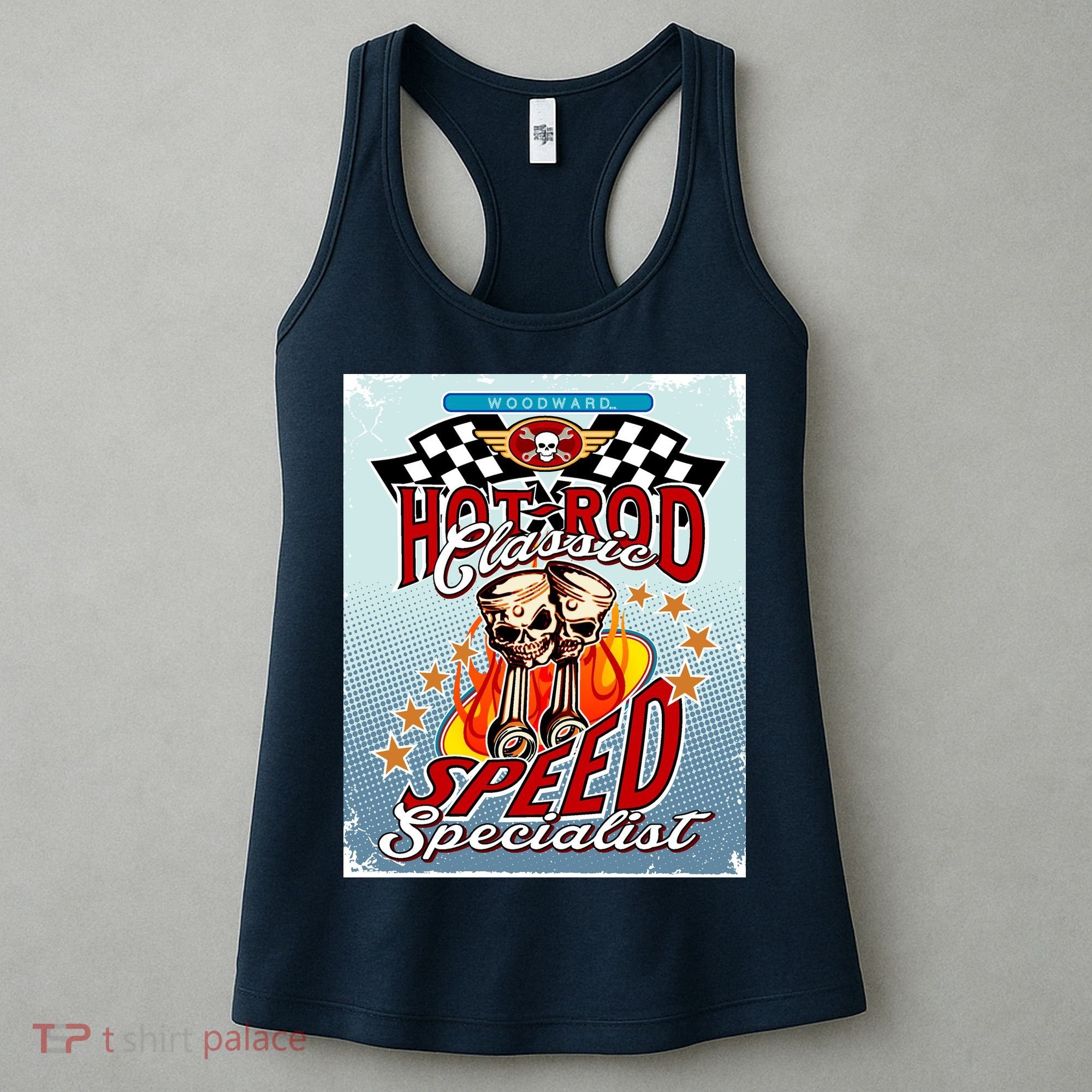 Hot Rod Classic Speed Specialist Woodward Ave Women's Tank Top