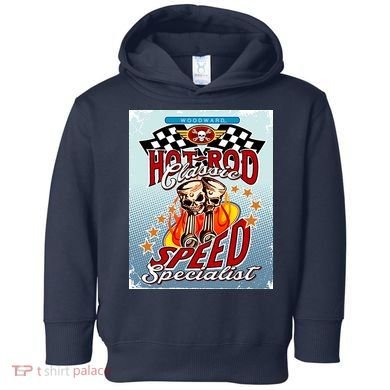 Hot Rod Classic Speed Specialist Woodward Ave Toddler Hoodie