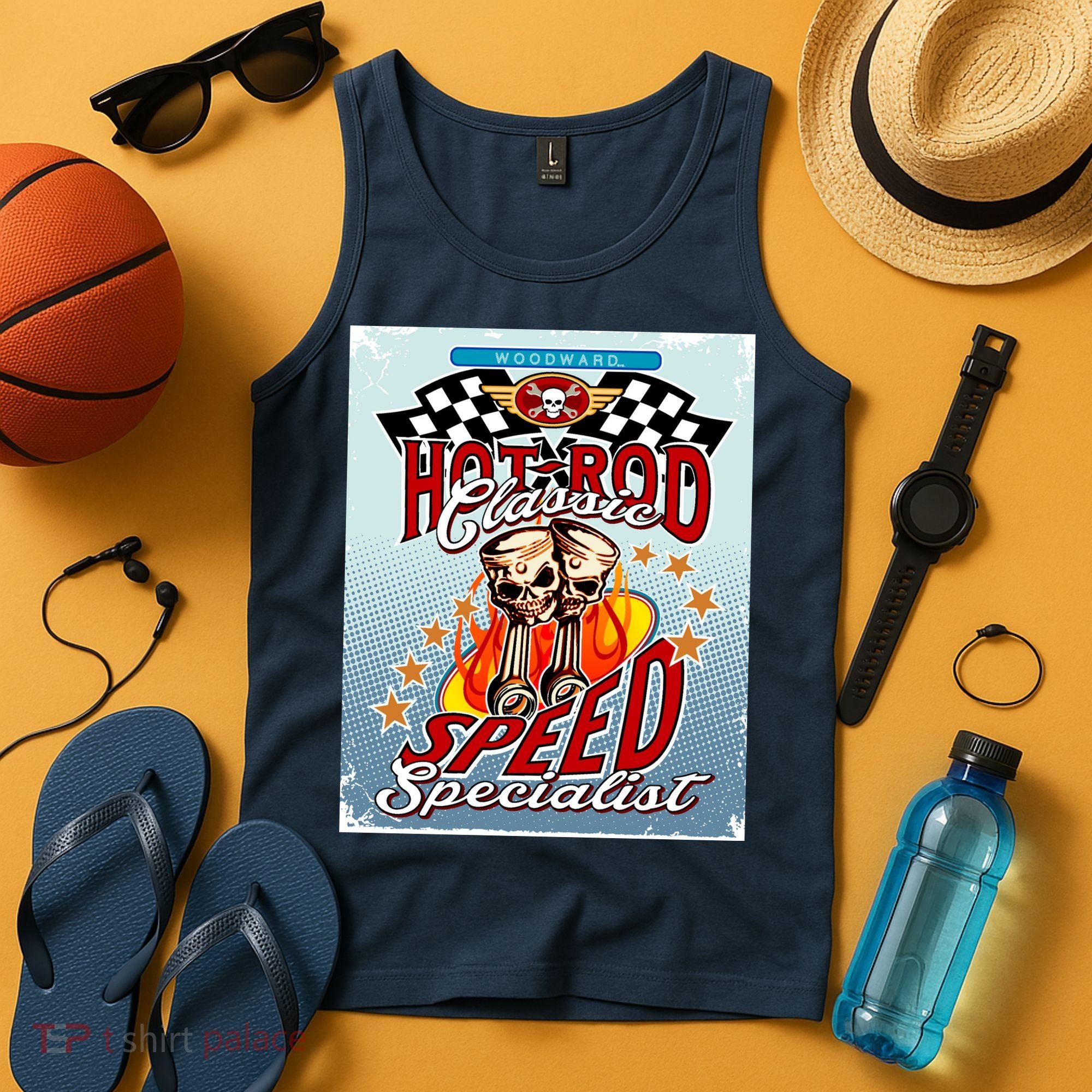Hot Rod Classic Speed Specialist Woodward Ave Tank Top