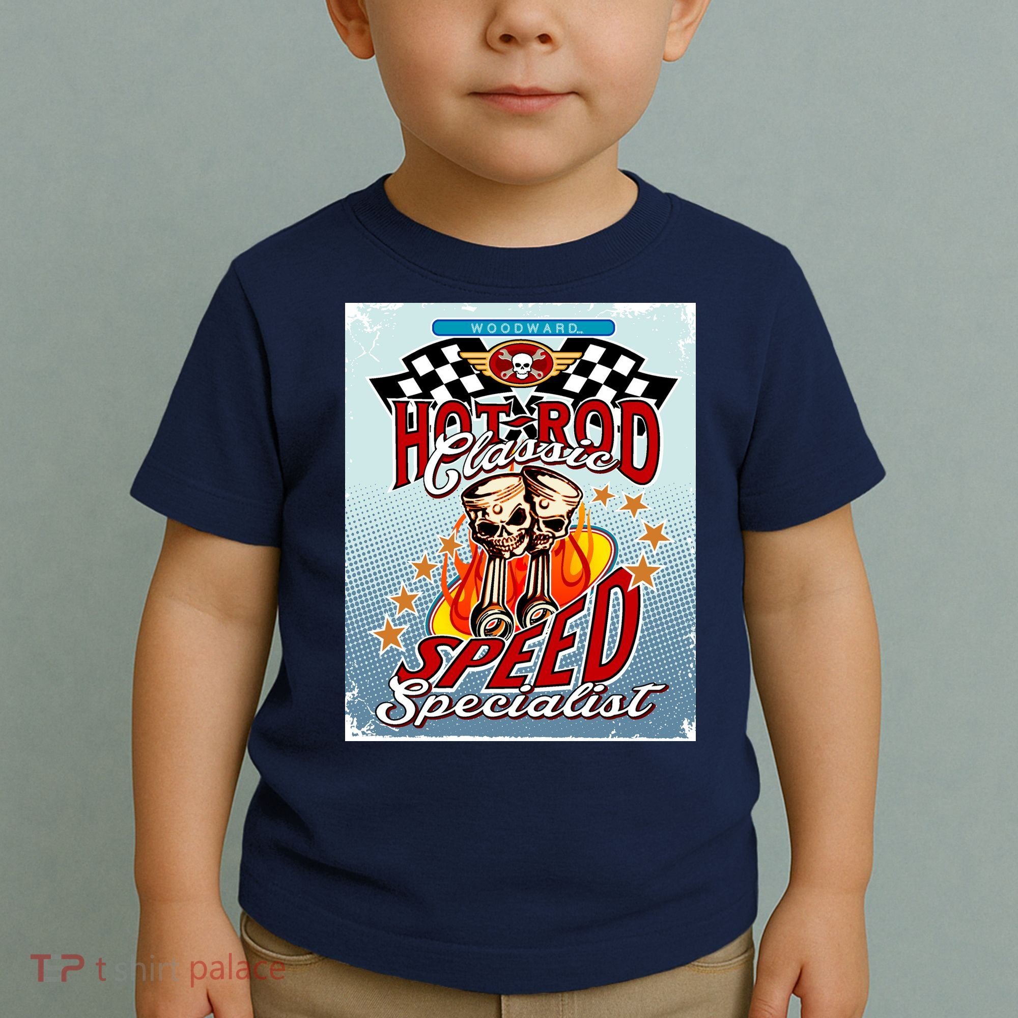 Hot Rod Classic Speed Specialist Woodward Ave Toddler T-Shirt