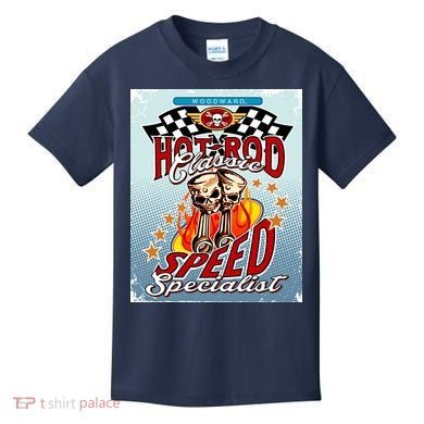 Hot Rod Classic Speed Specialist Woodward Ave Kids T-Shirt