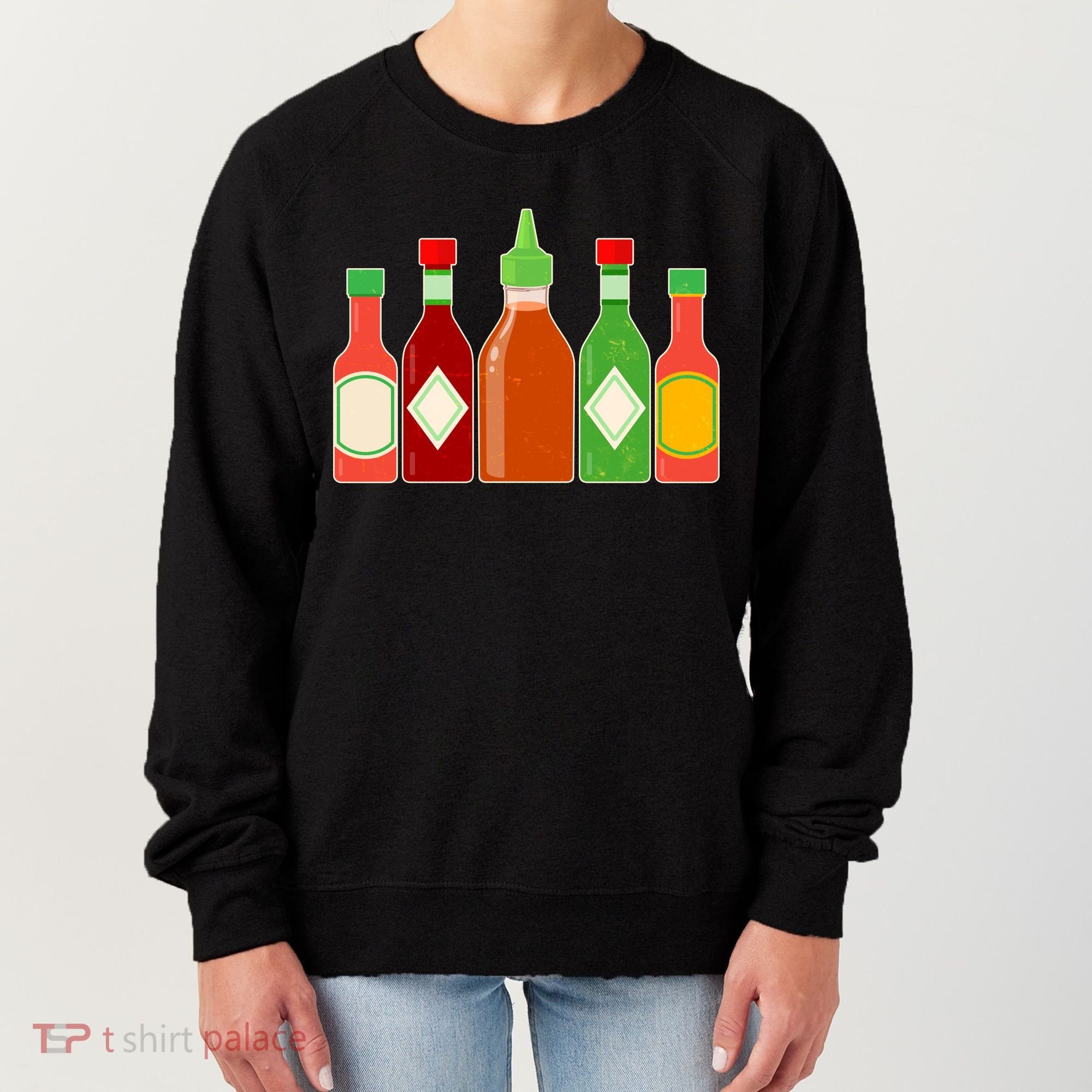 Hot Sauce Bottle Collection Women's Sweatshirt