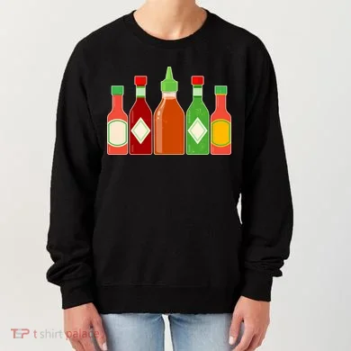 Hot Sauce Bottle Collection Women's Sweatshirt