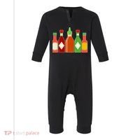 Hot Sauce Bottle Collection Infant Fleece One Piece thumb 0