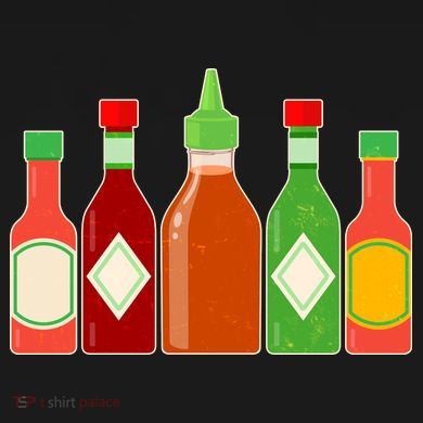 Hot Sauce Bottle Collection Infant Fleece One Piece