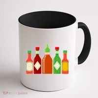 Hot Sauce Bottle Collection Coffee Mug thumb 1
