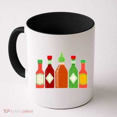 Hot Sauce Bottle Collection Coffee Mug