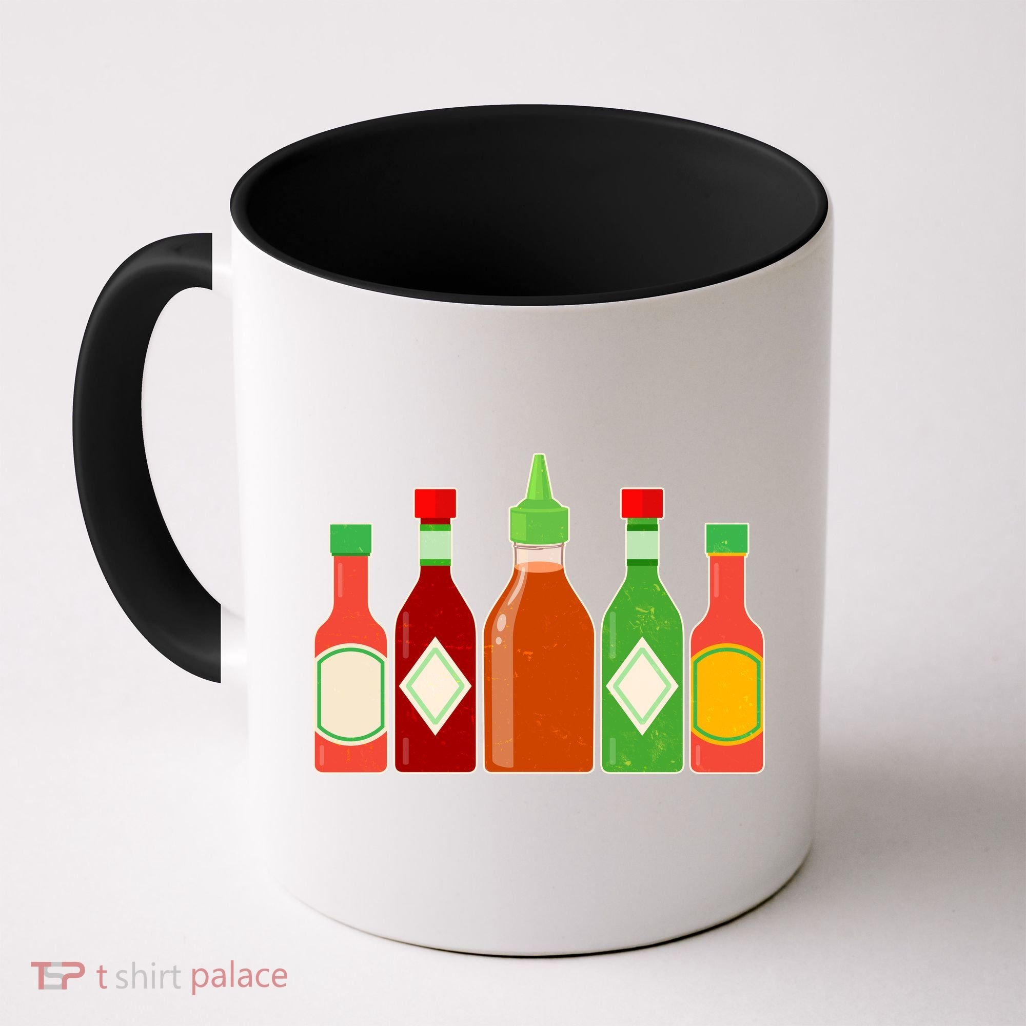 Hot Sauce Bottle Collection Coffee Mug