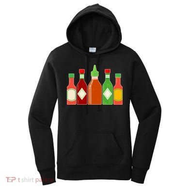 Hot Sauce Bottle Collection Women's Hoodie