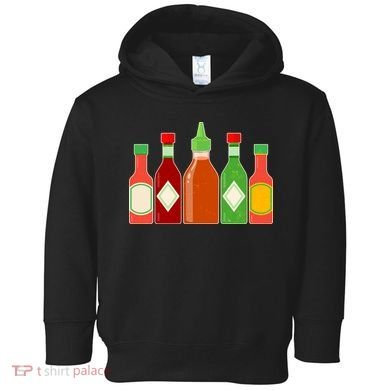 Hot Sauce Bottle Collection Toddler Hoodie