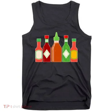 Hot Sauce Bottle Collection Tank Top
