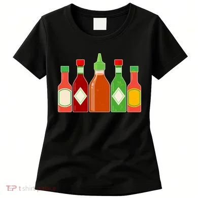 Hot Sauce Bottle Collection Women's T-Shirt
