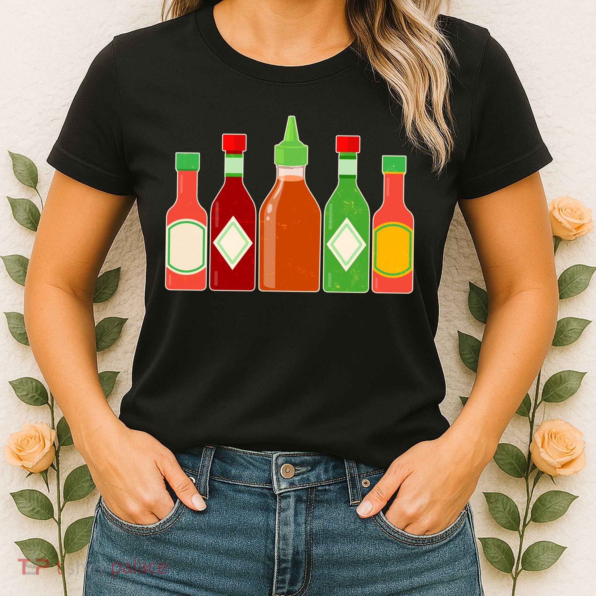 Hot Sauce Bottle Collection Women's T-Shirt