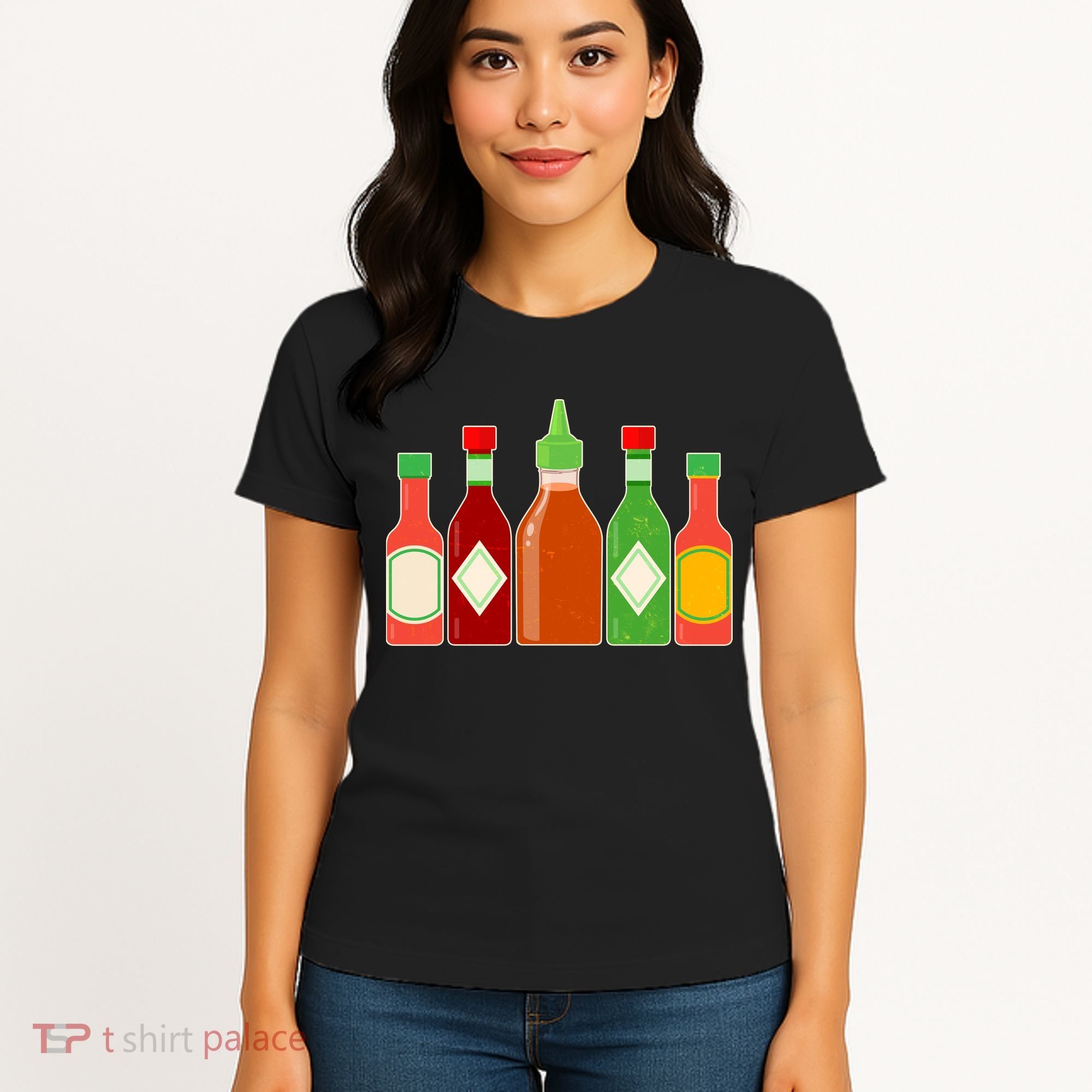 Hot Sauce Bottle Collection Women's T-Shirt