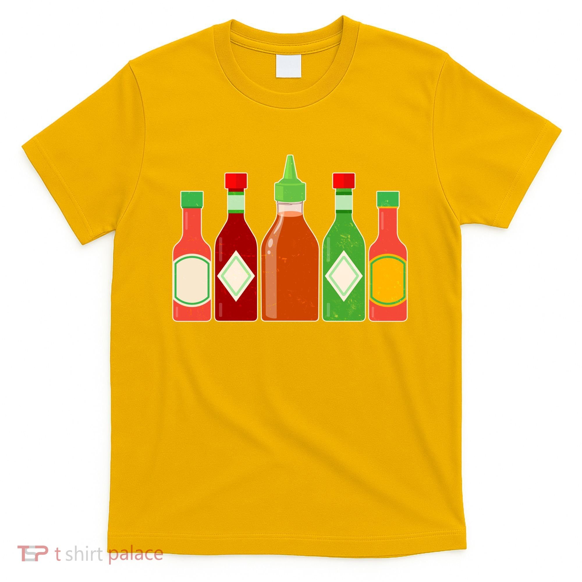 Hot Sauce Bottle Collection T-Shirt