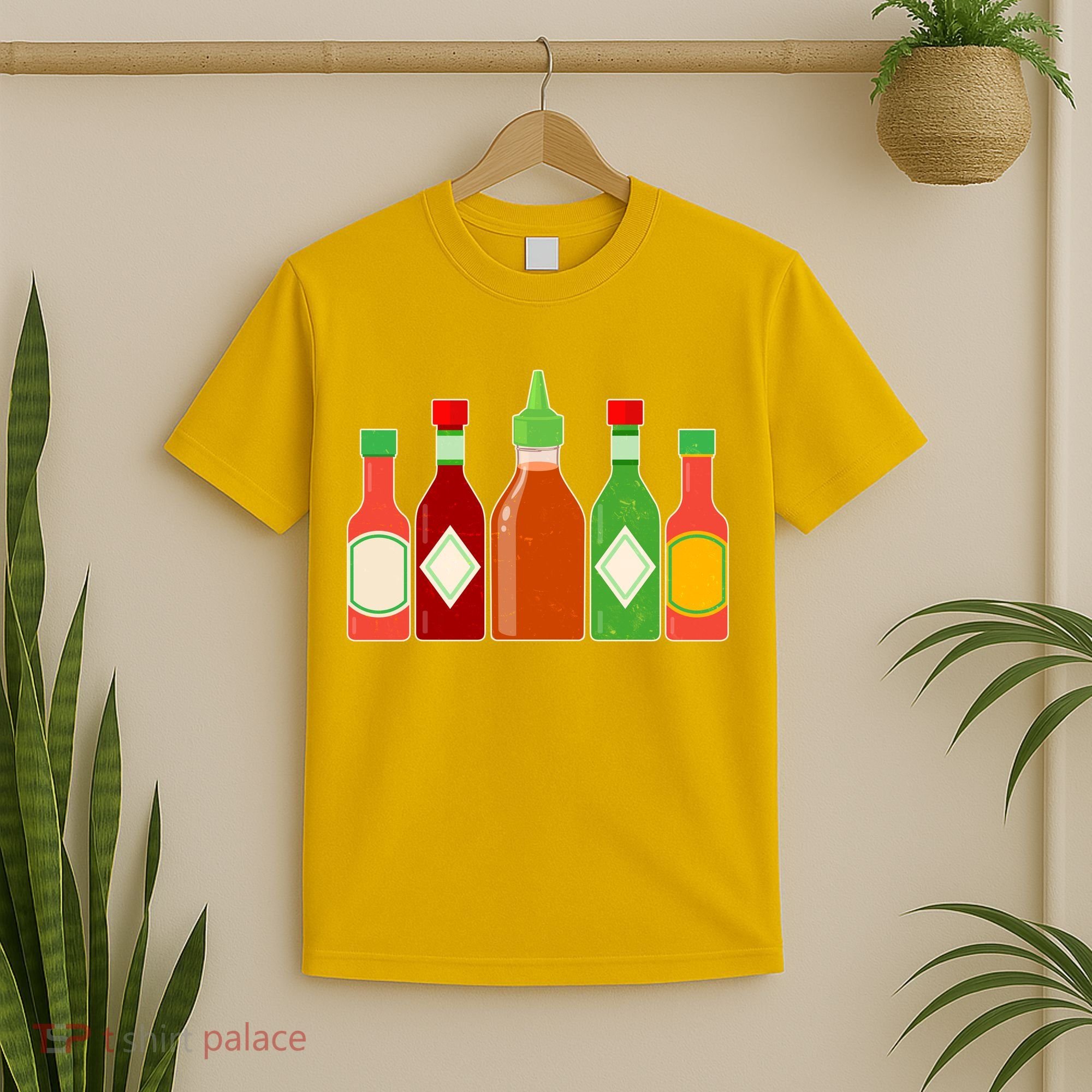 Hot Sauce Bottle Collection T-Shirt