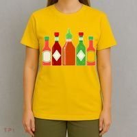 Hot Sauce Bottle Collection T-Shirt thumb 4