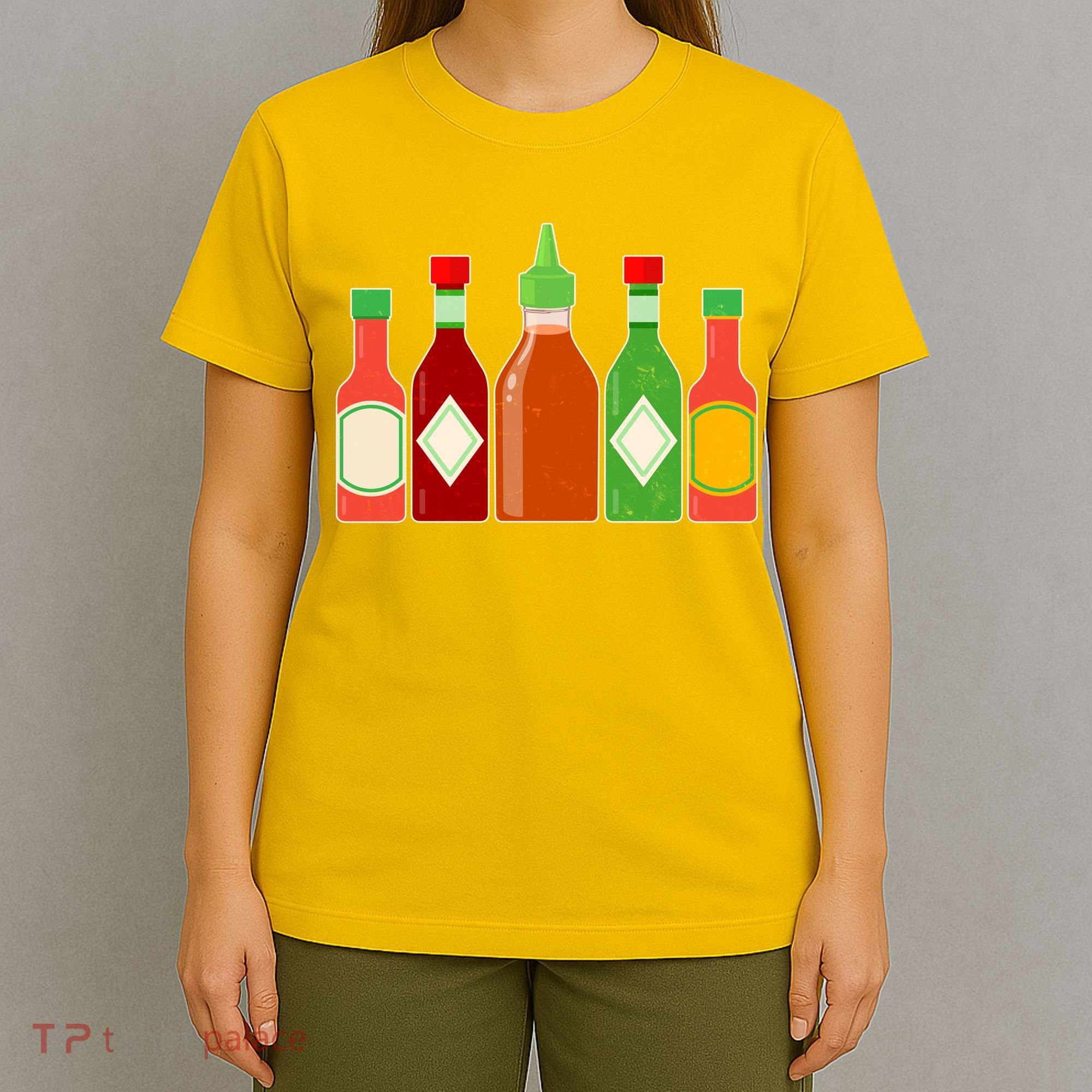 Hot Sauce Bottle Collection T-Shirt