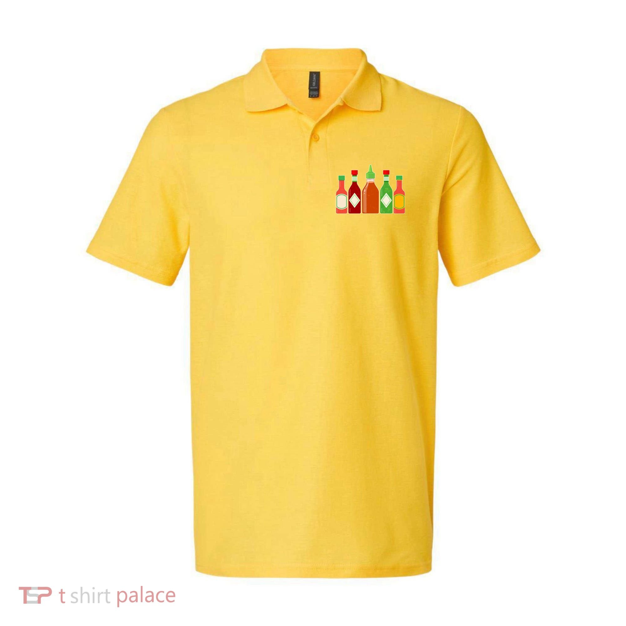Hot Sauce Bottle Collection Polo